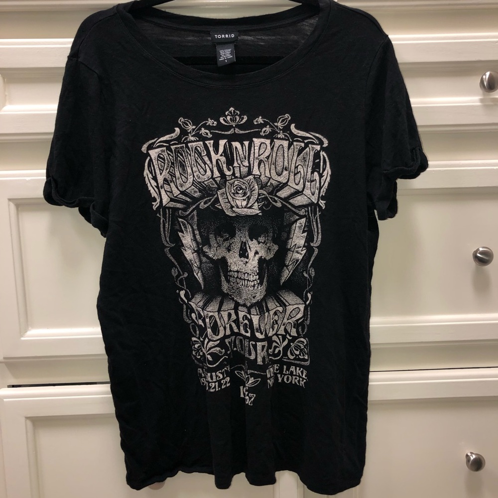 Torrid Rock and Roll tour T-shirt